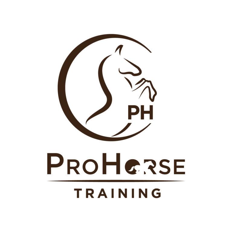 ProHorse Training Logo Design - Vertical Layout