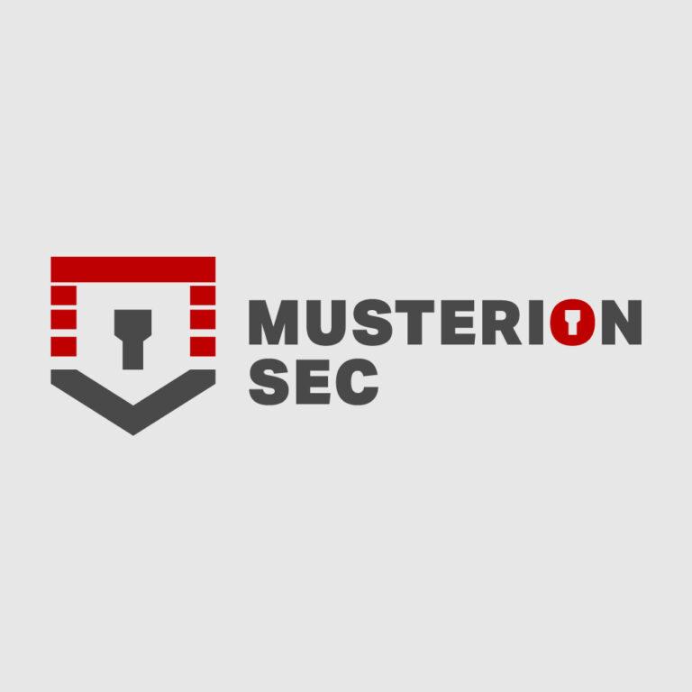 MusterionSec -Airdrie - Logo-Design-Horizontal - JPcreative - Logo Designer Regina AB