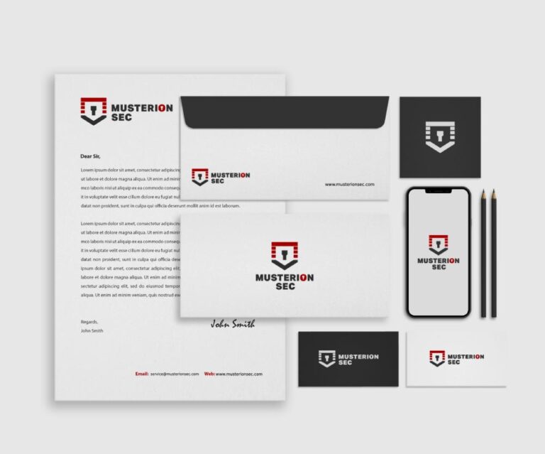 Information Security Company -Logo Design - Visual Identity Showcase - JPcreative - Logo Designer Regina AB