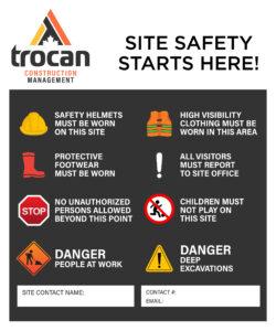 Construction Company Signage Design - JPcreative - Freelance Graphic Designer Calgary