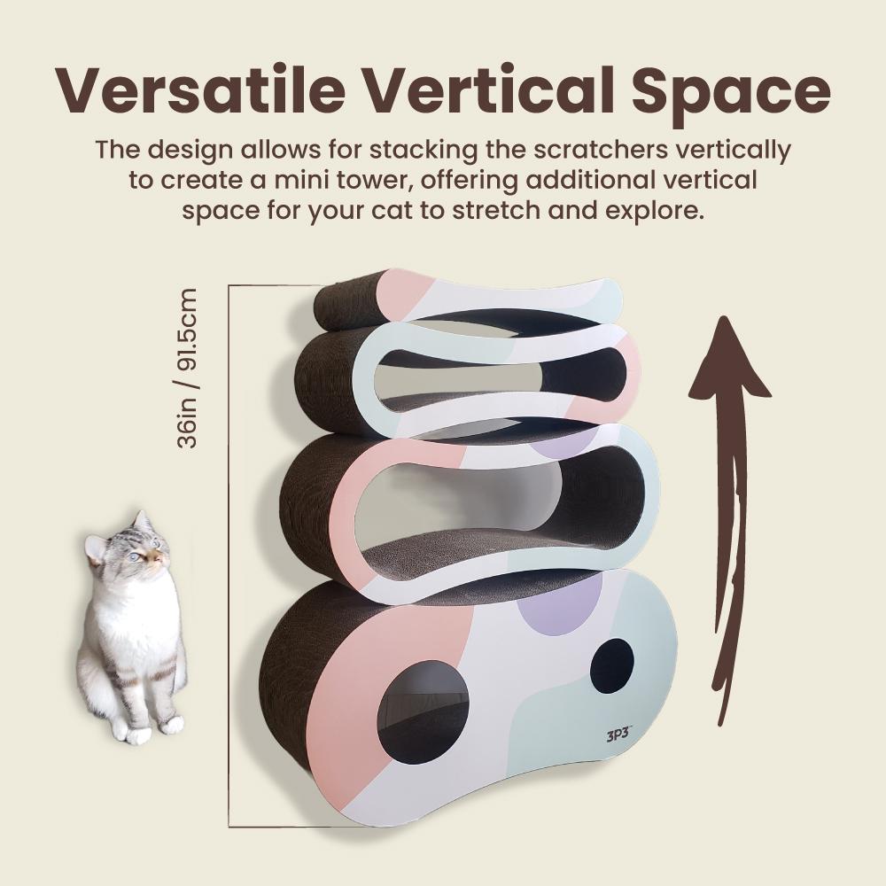 Vertical-Space---Mini-tower---Size-of-4-in-1-Cat-Scratcher-Tower---Vertical-Stack