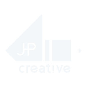JPcreative Logo in White